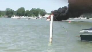 Quick Thinking Helps Avoid Disaster When Ship Catches Fire