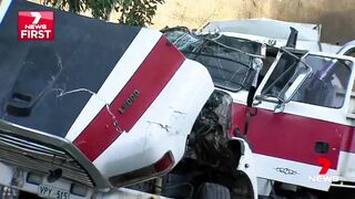 Quick-reacting Driver Risks Life In Overturned Vehicle