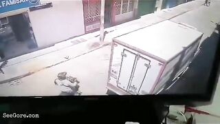 Robbers Trapped Under Truck
