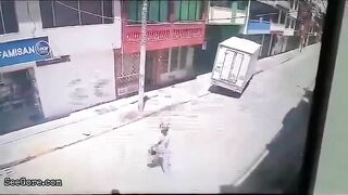 Robbers Trapped Under Truck