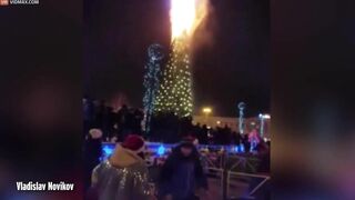 Russia's New Year's Eve Celebrations Reduced To Ashes