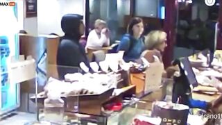 Young Migrant Punk Destroys A Cafe And Assaults Waitresses