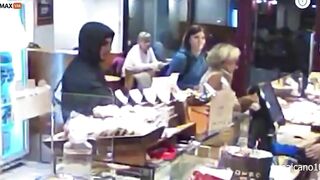 Young Migrant Punk Destroys A Cafe And Assaults Waitresses