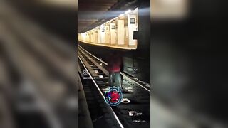 Zombie in New York Tunnel