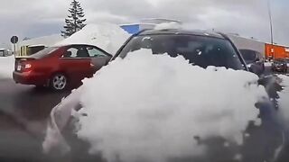 apparently you dont need to see outside of your windshield to drive