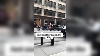 biker crashes during police chase