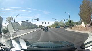 dumb car blows through red light