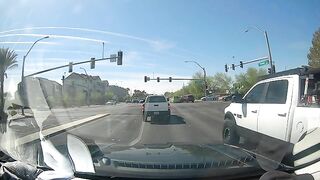 dumb car blows through red light
