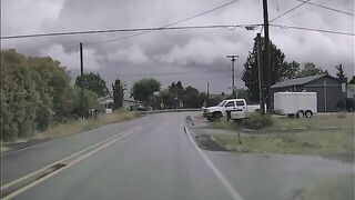first rain of the summer on a curve leads to a boop