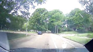 guy going down the street the wrong way
