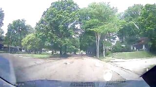 guy going down the street the wrong way