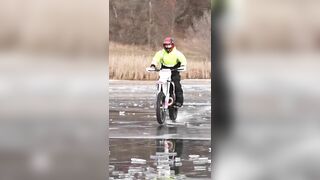 hmmmmm thin ice dirt bike seems like a good idea rWhyWomenLiveLo