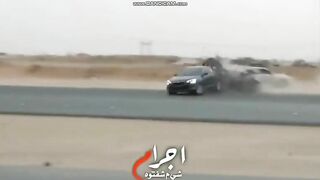kia crashes into a chevy 