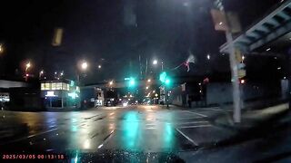 oc AMG GTR instantly crashing after leaving a dealership in Vanc