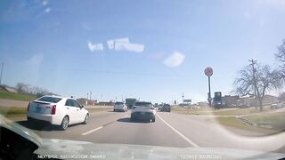 oc driver gets instant karma during traffic  