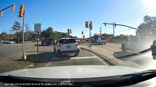 oc person does illegal u-turn  