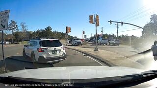 oc person does illegal u-turn  