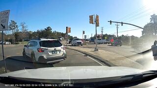 oc person does illegal u-turn  