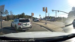 oc person does illegal u-turn  