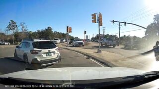 oc person does illegal u-turn  