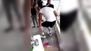 showing off for the gals