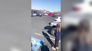 speeding with your car to try jumping over a pile of snow rWhatc