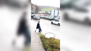 to avoid getting wet