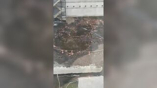 to pump water out of a construction site