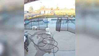 trying to clean your pool while ignoring the dangers of che