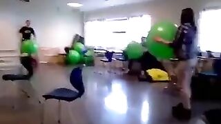 yoga ball magic trick