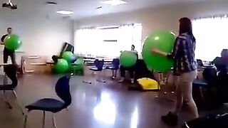 yoga ball magic trick