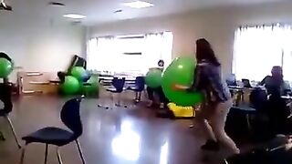 yoga ball magic trick