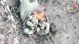 Half-dead Russian Burned To Death In Agony