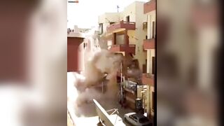 Man Decides To Demolish A Pillar In Apartment