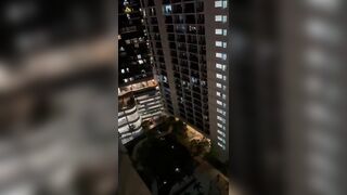 Man Throws Girlfriend From Apartment Balcony