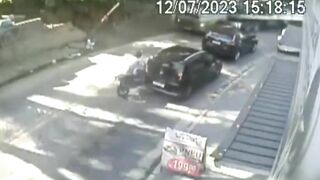 Miraculously Survived After Being Hit By A Motorcycle
