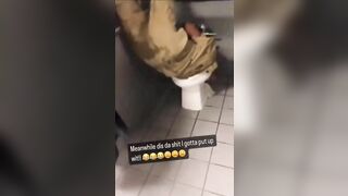 Prisoner Flushed Into Toilet