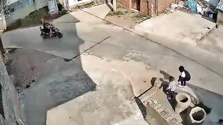 A Girl Throws Her Brother Into A Well 