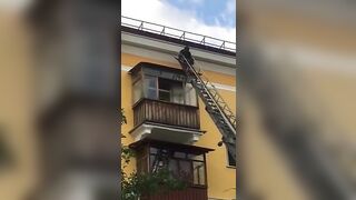 A Drunk Idiot Fell From The Third Floor While Trying To Leave