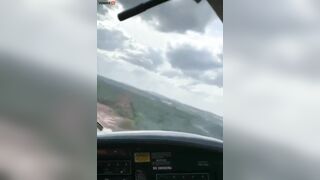 A Private Plane Crashes In The Come River Near Boa Vista