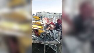 The Horrific Aftermath Of A Fatal Accident On Türkiye's Highway