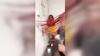 Lmao...girl Gets Beaten And Forced To Walk Out Butt Naked