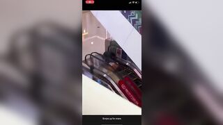 Man Stabs Ex-wife On Escalator