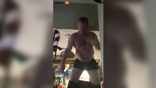 (NSFW) Man Striptease Almost Ruins Christmas Party