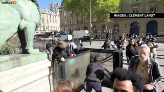 Hundreds Of Illegal Immigrants Storm Paris City Hall And Demand M