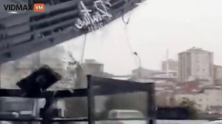 Winds Reaching 120 Miles Per Hour Completely Destroyed Buildings And Structures In Istanbul