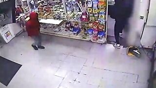 Three Masked Suspects Wearing Armed Robes Burst Into Philadelphia Gas Station