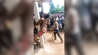 3 Nigerian Men Whipped Mercilessly For Having Sex In Public