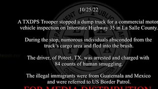 84 Migrants Found Smuggling In Texas Dump Truck