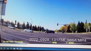 90-year-old Woman Speeds Through Red Light